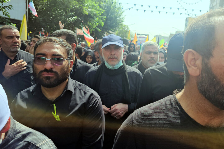 گزارش تصویری حضور دکتر قالیباف در مراسم باشکوه تشییع شهدای اقتدار