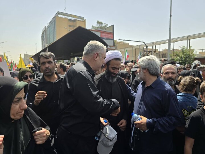 حضور نمایندگان در مراسم باشکوه تشییع شهدای اقتدار کشور