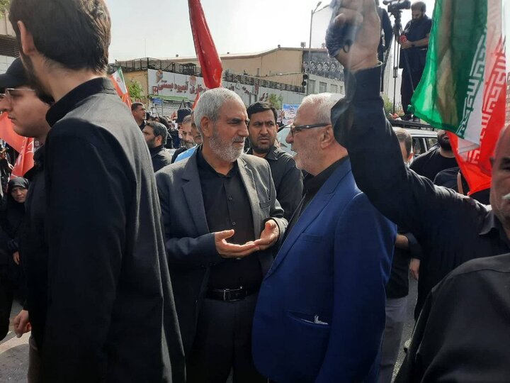 حضور نمایندگان در مراسم باشکوه تشییع شهدای اقتدار کشور
