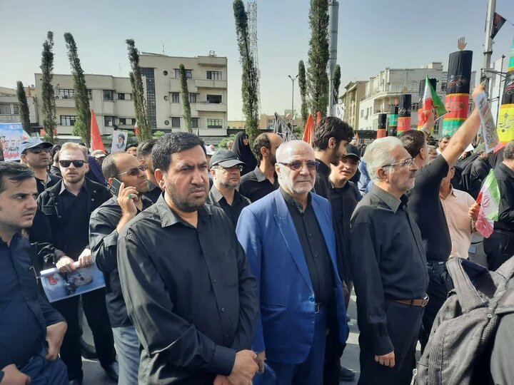 حضور نمایندگان در مراسم باشکوه تشییع شهدای اقتدار کشور