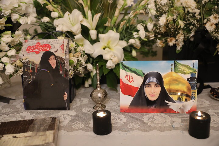 دیدار زینب قیصری با خانواده شهیده الهه سادات میرشفیعیان