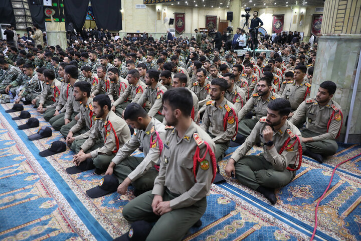 مراسم یادبود شهدای ارتش در جنگ 12 روزه