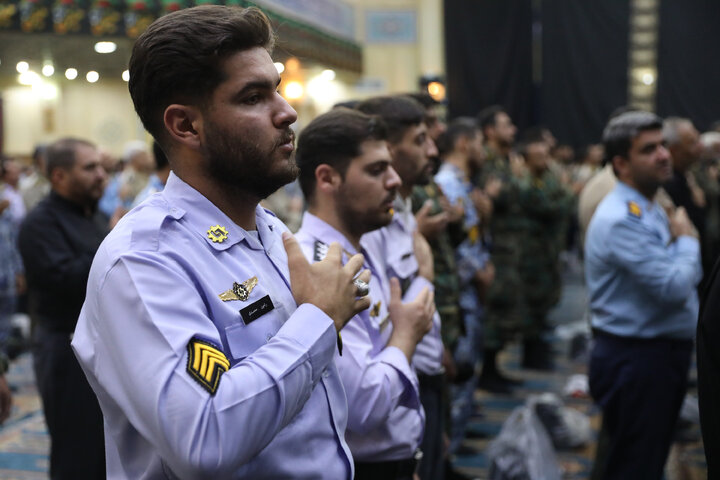 مراسم یادبود شهدای ارتش در جنگ 12 روزه
