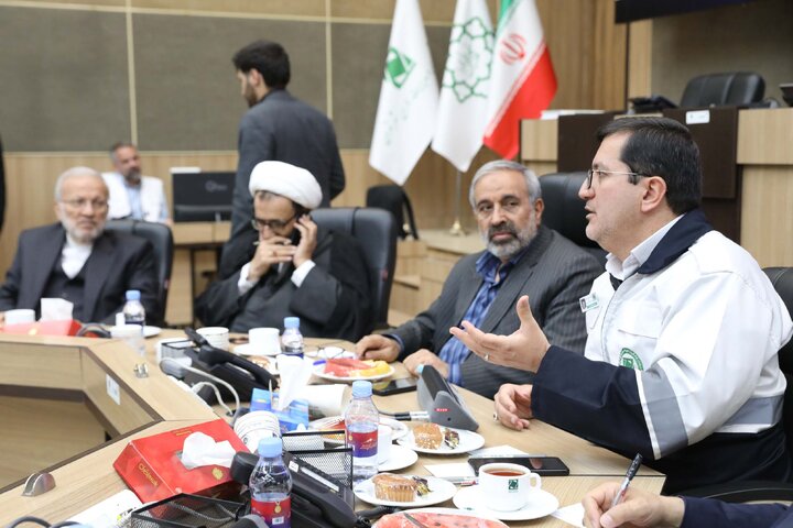بازدید نمایندگان مجمع استان تهران از ستاد بحران شهرداری