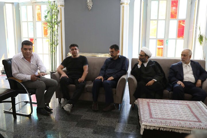 حضور نمایندگان مجمع استان تهران در محل اسکان شهروندان آسیب دیده
