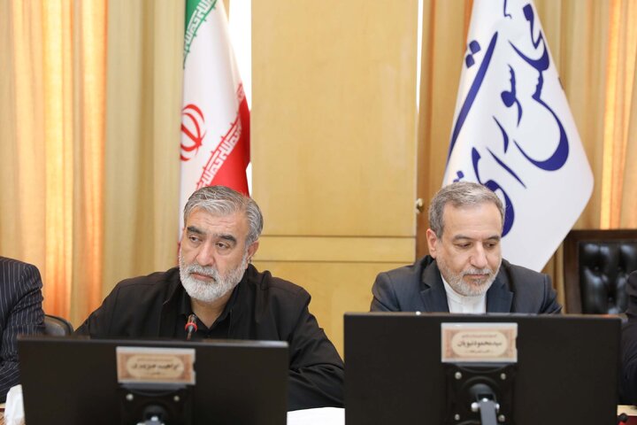 نشست کمیسیون امنیت ملی با حضور وزیر امور خارجه و رئیس سازمان انرژی اتمی