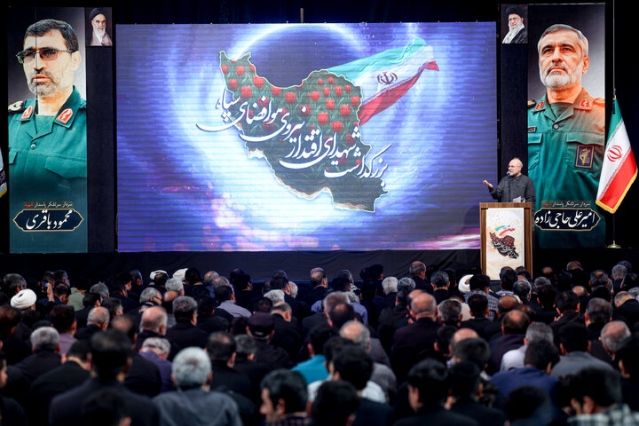 حضور دکتر قالیباف در مراسم گرامیداشت اربعین شهدای اقتدار نیروی هوافضای سپاه
