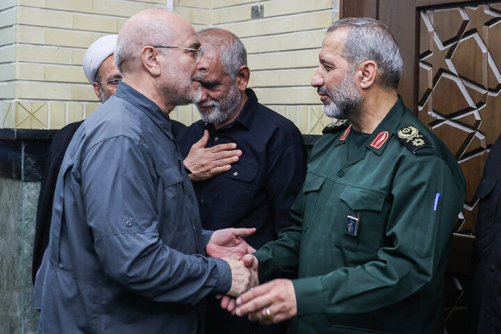 حضور دکتر قالیباف در مراسم گرامیداشت اربعین شهدای اقتدار نیروی هوافضای سپاه