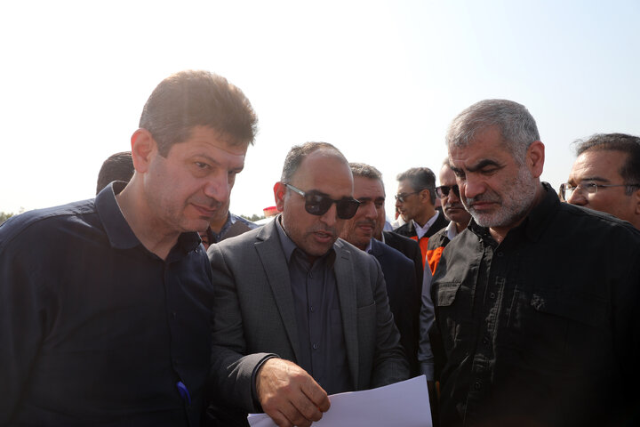 بازدید نیک زاد پروژه های عمرانی  شهرستان گنبد کاووس