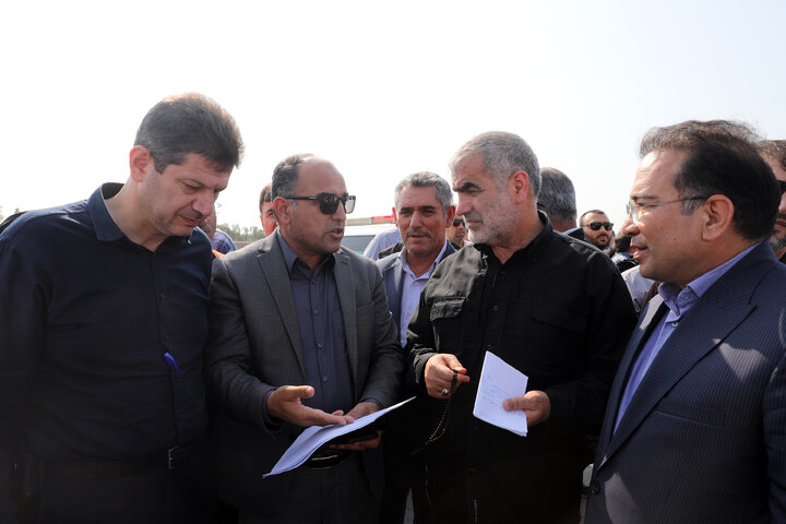 بازدید نیک زاد پروژه های عمرانی  شهرستان گنبد کاووس