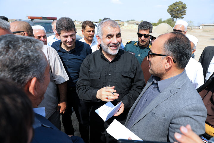 بازدید نیک زاد پروژه های عمرانی  شهرستان گنبد کاووس
