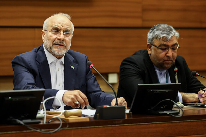 نشست پایبندی به حقوق بین الملل و منشور ملل متحد با حضور دکتر قالیباف - ژنو