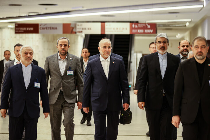 نشست پایبندی به حقوق بین الملل و منشور ملل متحد با حضور دکتر قالیباف - ژنو