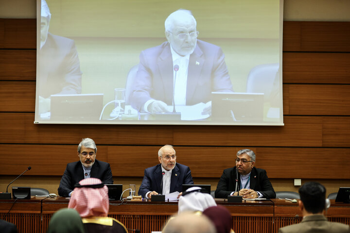 نشست پایبندی به حقوق بین الملل و منشور ملل متحد با حضور دکتر قالیباف - ژنو