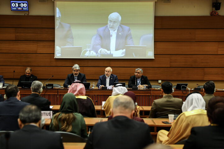 نشست پایبندی به حقوق بین الملل و منشور ملل متحد با حضور دکتر قالیباف - ژنو