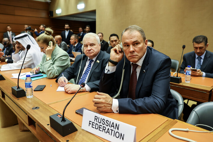 نشست پایبندی به حقوق بین الملل و منشور ملل متحد با حضور دکتر قالیباف - ژنو