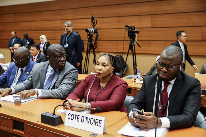 نشست پایبندی به حقوق بین الملل و منشور ملل متحد با حضور دکتر قالیباف - ژنو