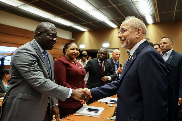 نشست پایبندی به حقوق بین الملل و منشور ملل متحد با حضور دکتر قالیباف - ژنو