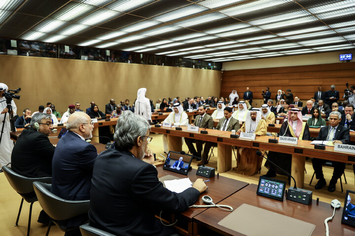 نشست پایبندی به حقوق بین الملل و منشور ملل متحد با حضور دکتر قالیباف - ژنو