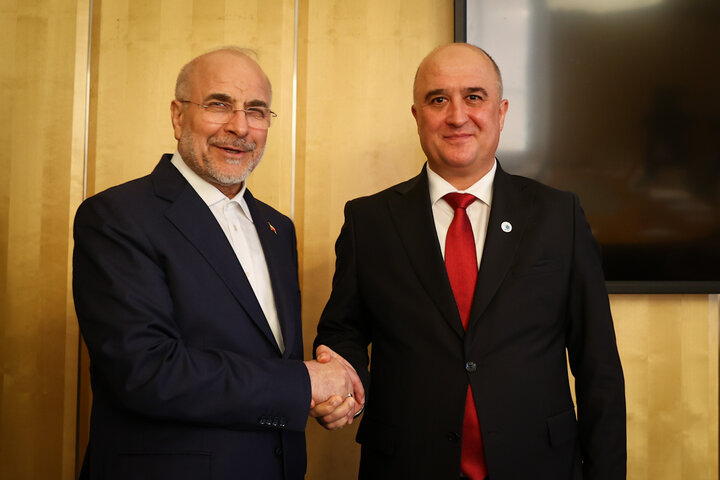 دکتر قالیباف و رئیس مجلس نمایندگان تاجیکستان دیدار کردند