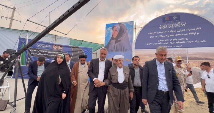 کلنگ زنی پروژه ساماندهی، تعریض و ارتقای محور سه‌راهی راژان – دیزج