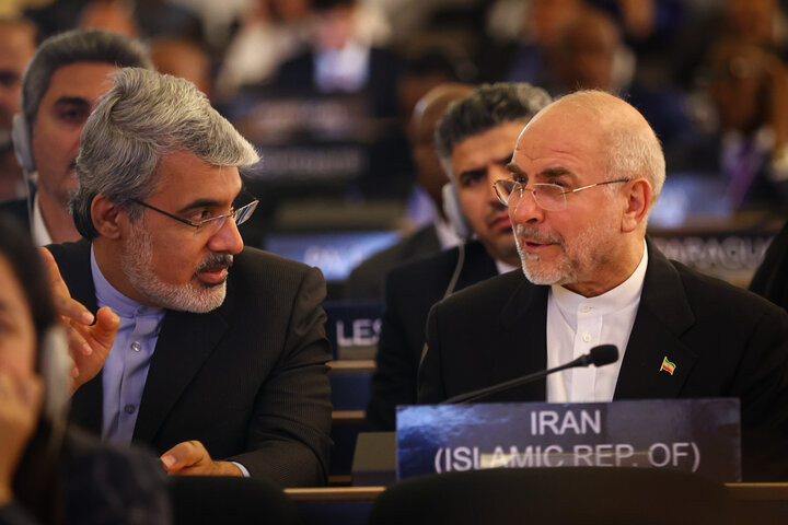 سخنرانی دکتر قالیباف در ششمین کنفرانس رؤسای مجالس جهان در ژنو