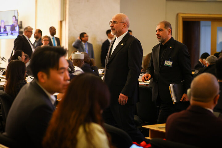 سخنرانی دکتر قالیباف در ششمین کنفرانس رؤسای مجالس جهان در ژنو