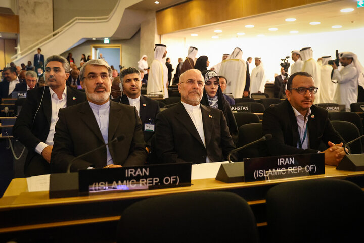 سخنرانی دکتر قالیباف در ششمین کنفرانس رؤسای مجالس جهان در ژنو