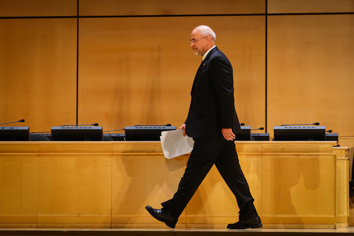 سخنرانی دکتر قالیباف در ششمین کنفرانس رؤسای مجالس جهان در ژنو