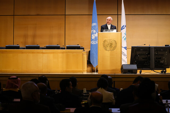 سخنرانی دکتر قالیباف در ششمین کنفرانس رؤسای مجالس جهان در ژنو