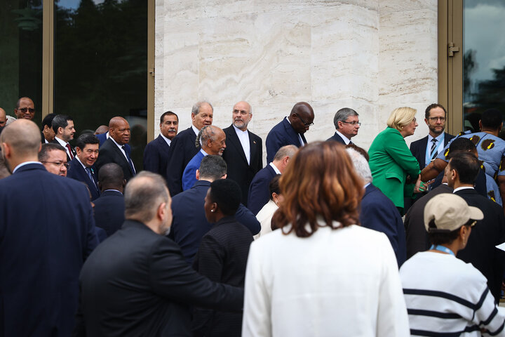 عکس یادگاری رؤسای مجالس جهان در حاشیه ششمین کنفرانس رؤسای مجالس جهان