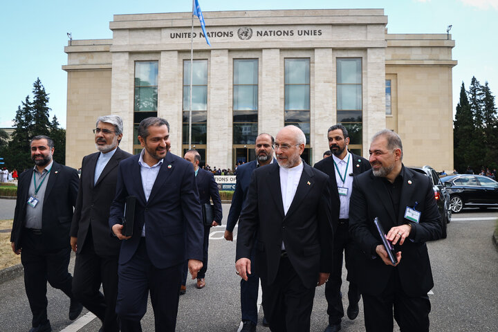 عکس یادگاری رؤسای مجالس جهان در حاشیه ششمین کنفرانس رؤسای مجالس جهان