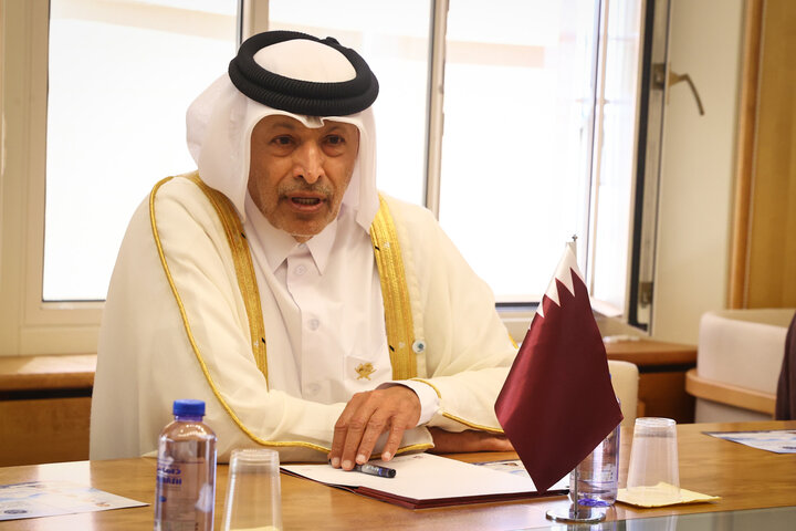 دیدار رئیس مجلس قطر با دکتر قالیباف