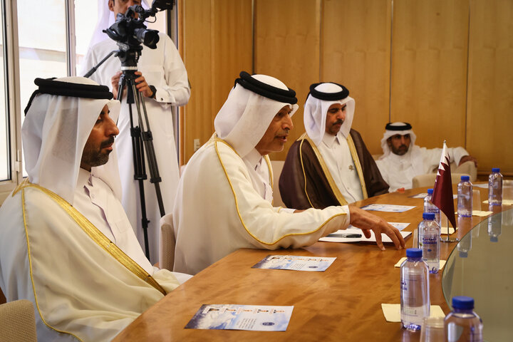 دیدار رئیس مجلس قطر با دکتر قالیباف