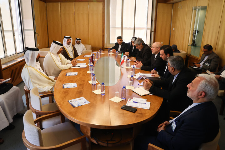دیدار رئیس مجلس قطر با دکتر قالیباف