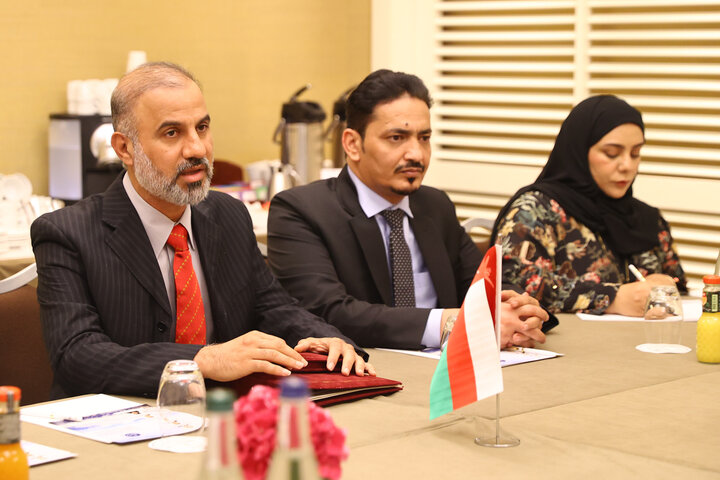 گزارش تصویری دیدار با رئیس مجلس عمان