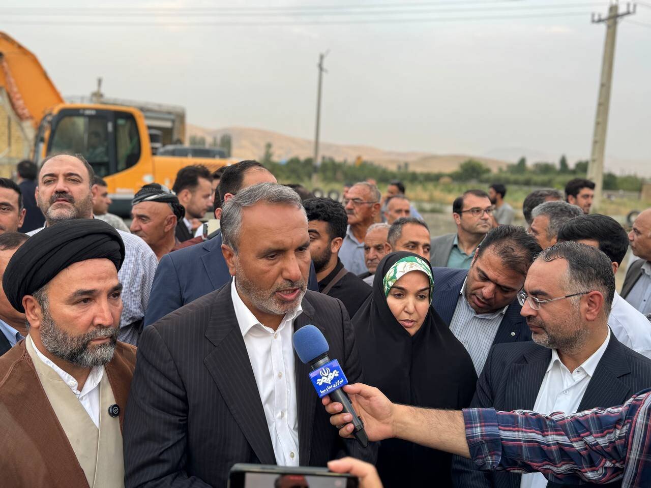 کلنگ زنی پروژه ساماندهی، تعریض و ارتقای محور سهراهی راژان – دیزج