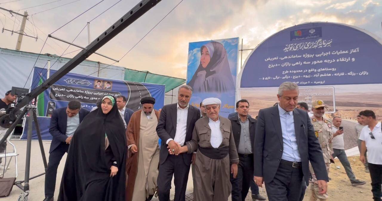 کلنگ زنی پروژه ساماندهی، تعریض و ارتقای محور سه‌راهی راژان – دیزج