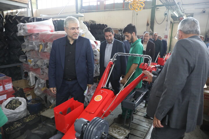 کارخانه تولید ادوات کشاورزی بابل نمونه موفق خودکفایی و اشتغال‌زایی است