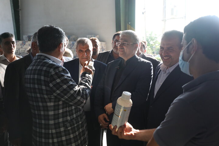 بازدید از شرکت تولید کننده سموم دفع آفات نباتی