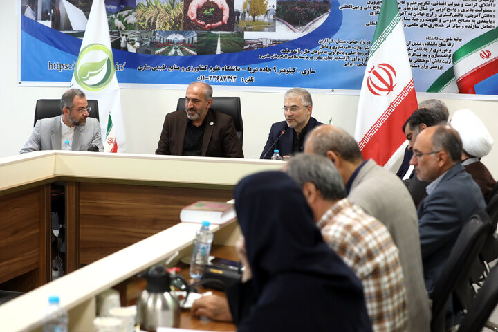 گزارش تصویری نشست فراکسیون کشاورزی مجلس با مسئولین دانشگاه علوم کشاورزی و منابع طبیعی ساری