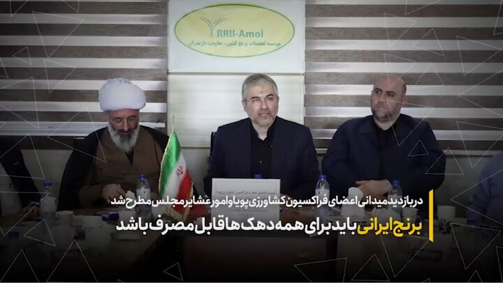 برنج ایرانی باید برای همه دهک‌ها قابل مصرف باشد