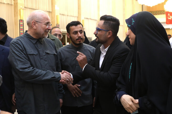 حضور رئیس مجلس در دورهمی صمیمانه خبرنگاران پارلمانی