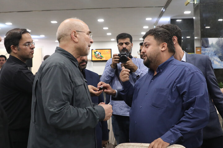 حضور رئیس مجلس در دورهمی صمیمانه خبرنگاران پارلمانی