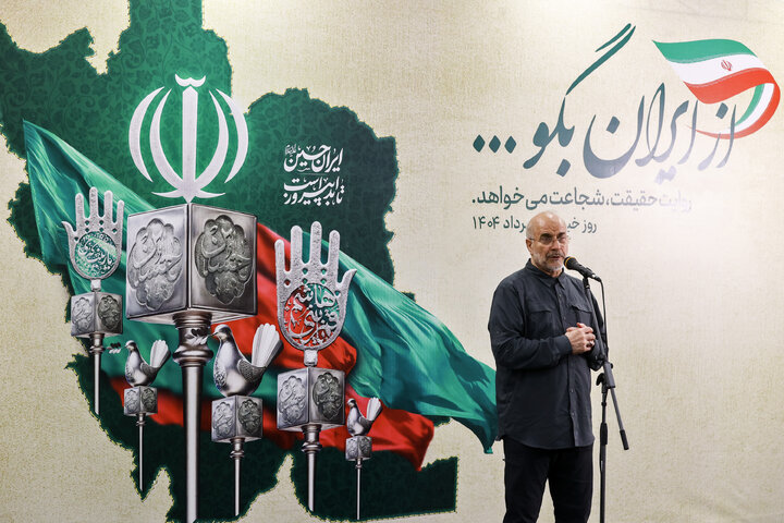 حضور رئیس مجلس در دورهمی صمیمانه خبرنگاران پارلمانی