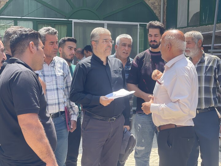 بازدید میدانی پیمان فلسفی از وضعیت صنف بازیافت پلاستیک مجید آباد و باقرشهر بخش کهریزک