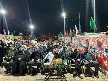 حضور «احمد مرادی» در مراسم یادواره شهید علی بهاری میمندی در شهر فارغان