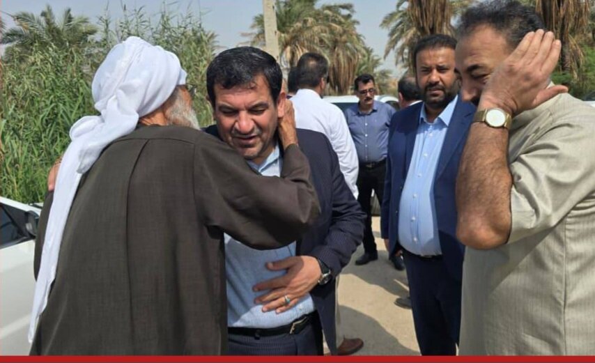اقدامات نظارتی مولوی در خوزستان/ پروژه بهسازی جاده شیخ حمید با اعتباری ۵۱۰ میلیارد ریالی کلنگ‌زنی شد