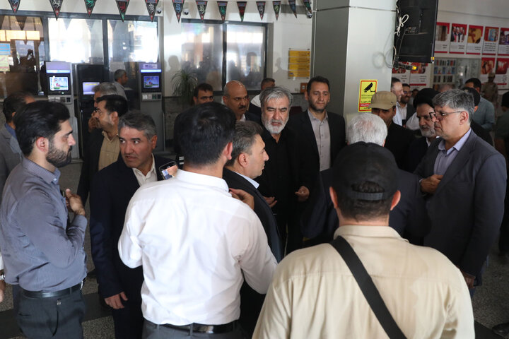 بازدید اعضای کمیسیون امنیت ملی و سیاست خارجی از پایانه مرزی نوردوز