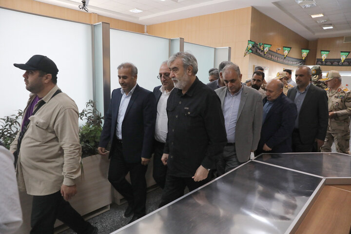 بازدید اعضای کمیسیون امنیت ملی از پایانه مرزی پلدشت